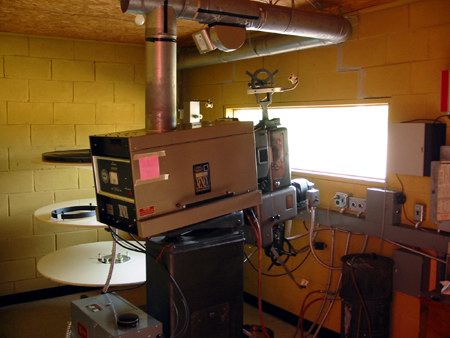 Capri Drive-In Theatre - Projector - Photo From Water Winter Wonderland (newer photo)